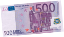 500 euros recto
